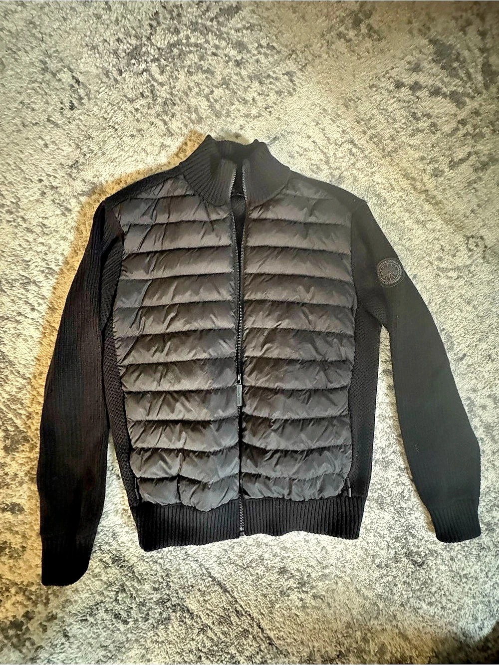 Canada Goose HyBridge Knit Jacket Black